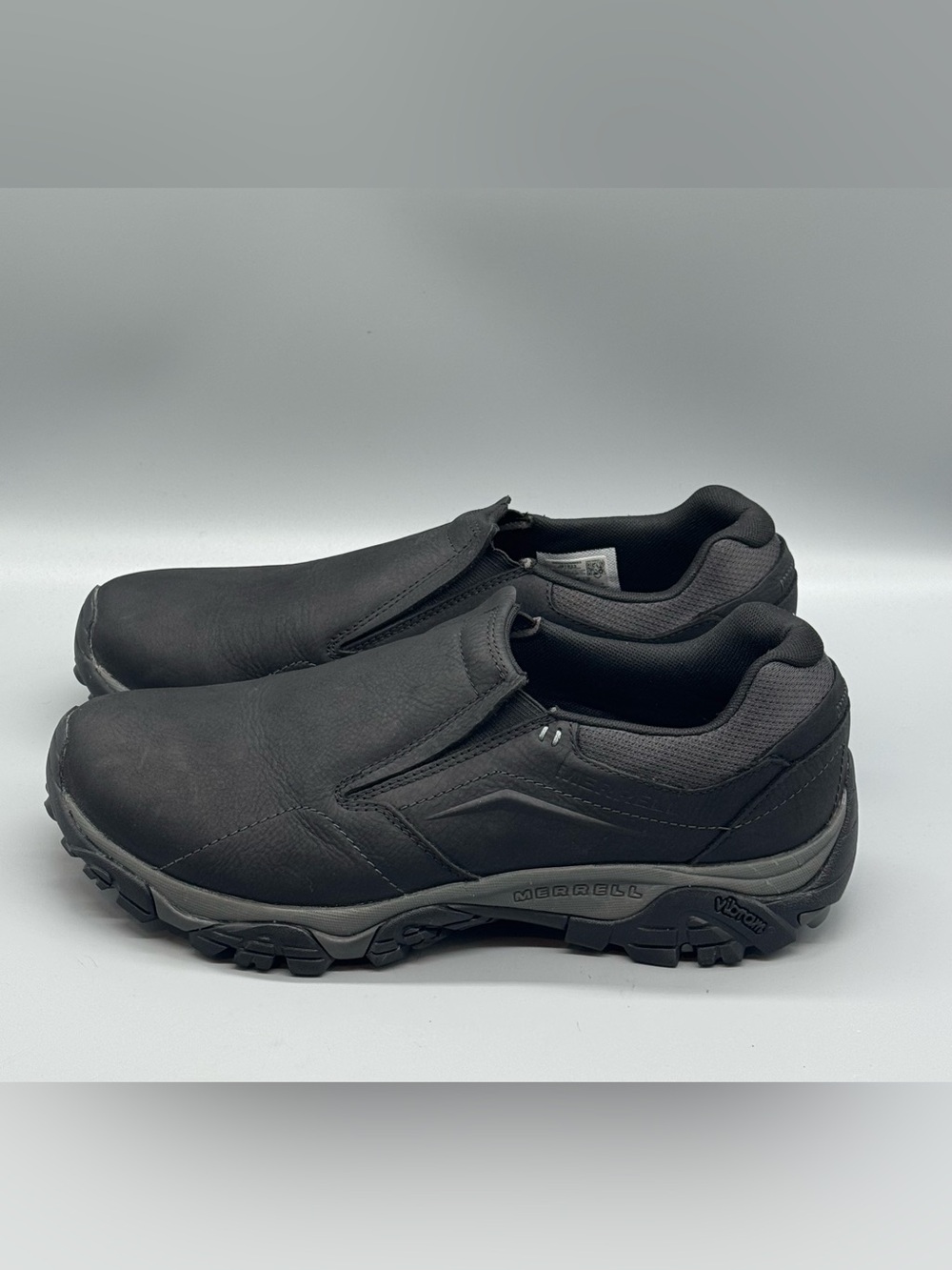 Merrell J91833 Moab Adventure Moc Slip On Shoes Black Nubuck Mens sz 13